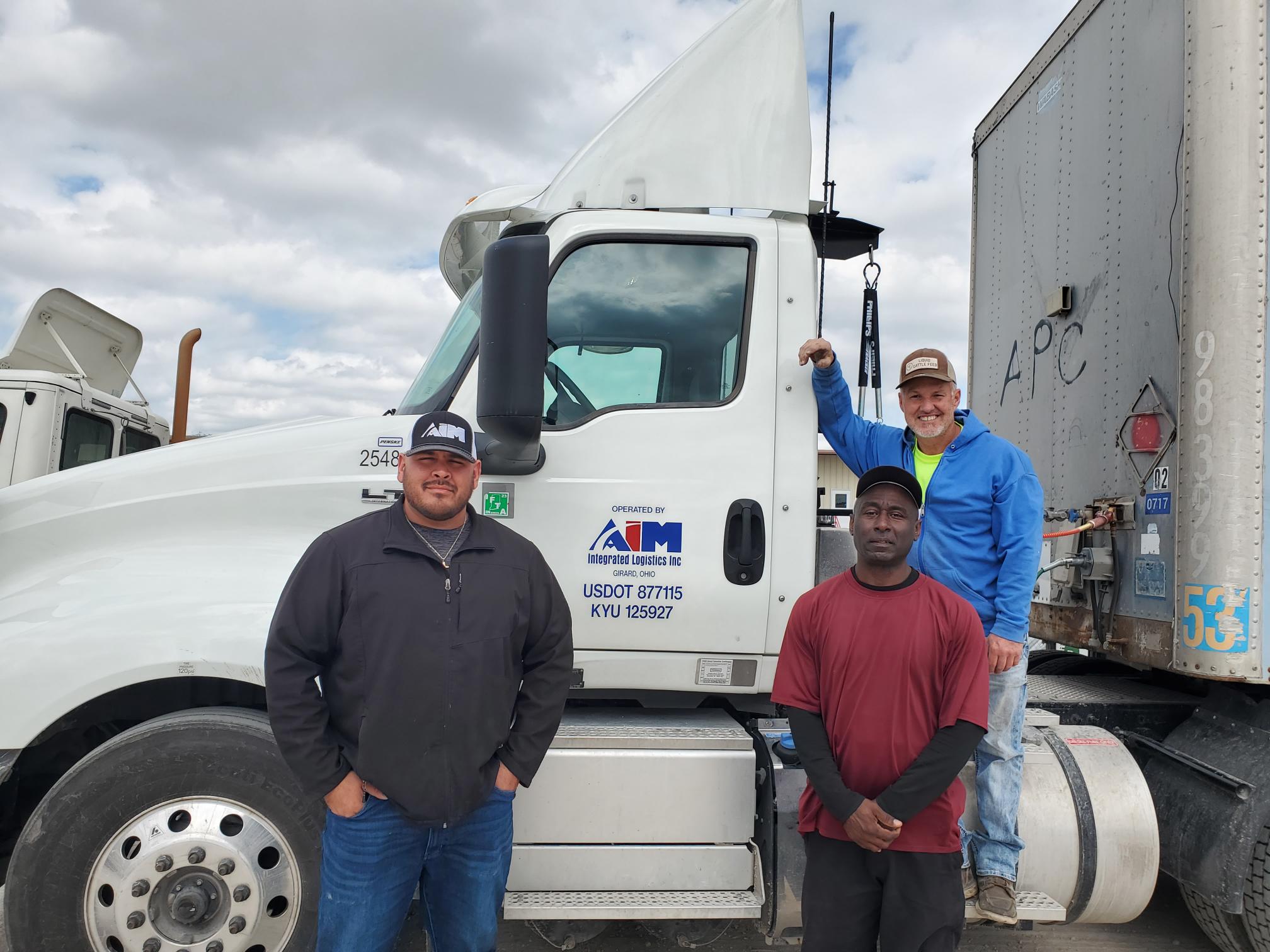 AIm Integrated Logistics drivers for the Millwood, inc account in Waco, TX